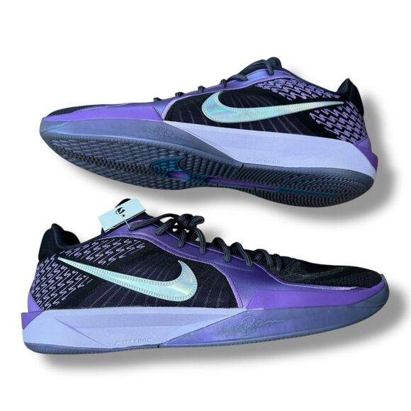 NEW Nike Sabrina 2 Court Vision Basketball Purple Shoes Women’s Sz 18.5 Men’s 17 - Picture 5 of 10